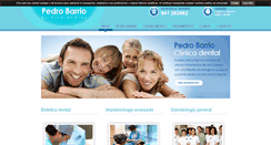 Desktop Screenshot of clinicadentalpedrobarrio.com